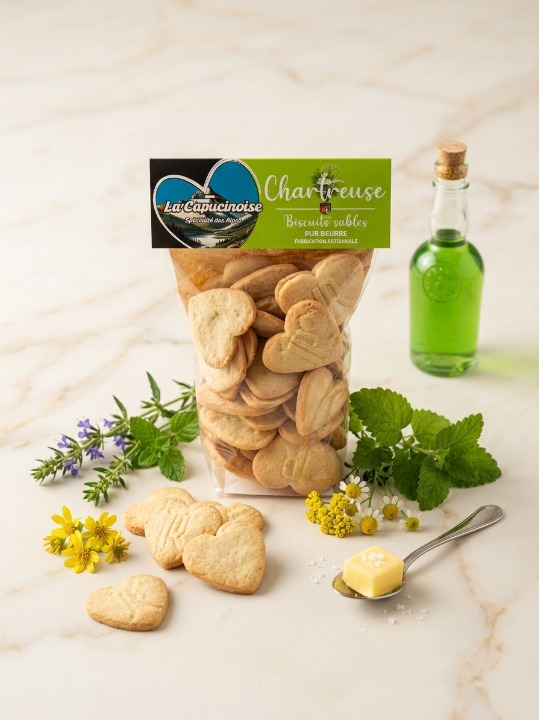 Savourer une spécialité artisanale à la Chartreuse, La Capucinoise des Hautes-Alpes, recette gourmande, originale et authentique aux notes végétales aromatiques