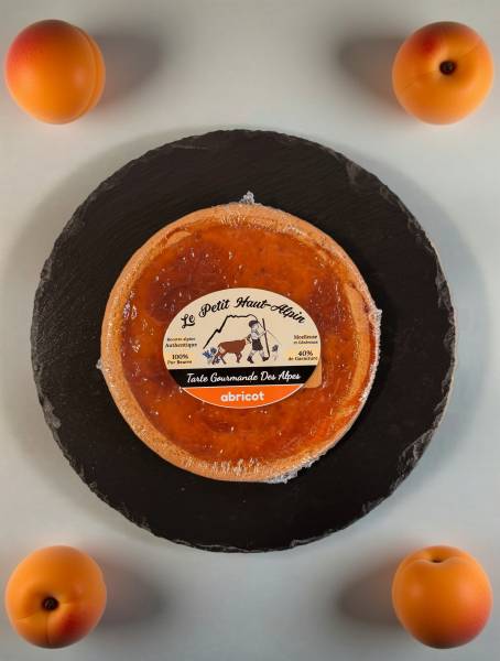 Commander une tarte sablée pur beurre abricot Le Petit Haut‑Alpin, spécial libre‑service GMS, recette gourmande et différenciante