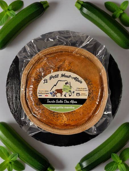 Déguster une tourte courgette-menthe artisanale, La Capucinoise des Hautes-Alpes : une recette végétarienne, fraîche, gourmande et locale
