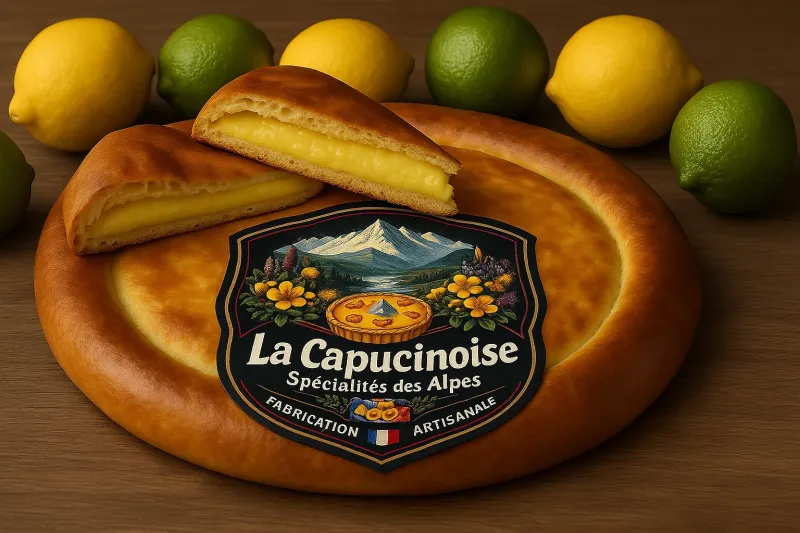 Commander une tarte citron crème artisanale, un dessert maison frais et acidulé, en Savoie en Auvergne Rhône-Alpes