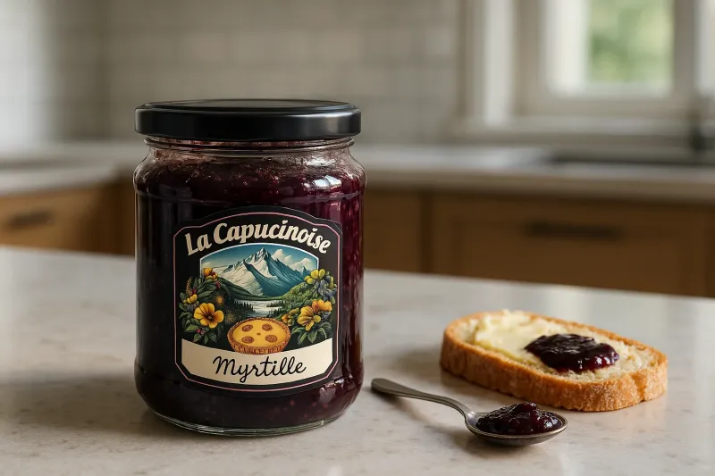 Commander une confiture artisanale de myrtille sans additif, une recette de montagne authentique, à Marseille en PACA