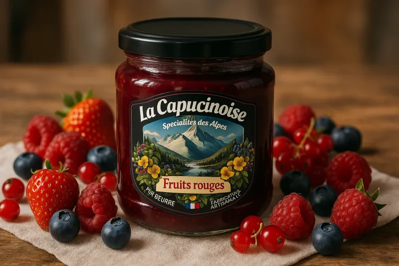 Déguster une confiture artisanale aux fruits rouges, une recette naturelle sans additif, à Marseille en Provence PACA