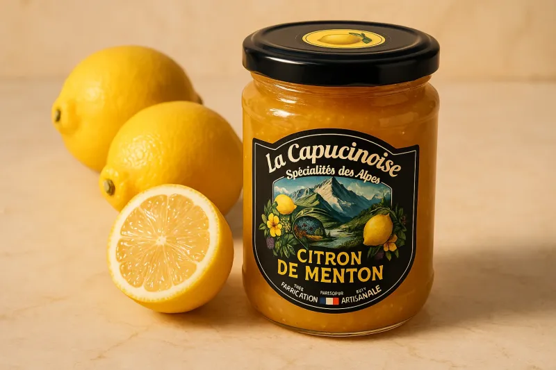 Acheter une confiture artisanale au citron de Menton, fruit d’exception naturel, à Nice dans les Alpes Maritimes